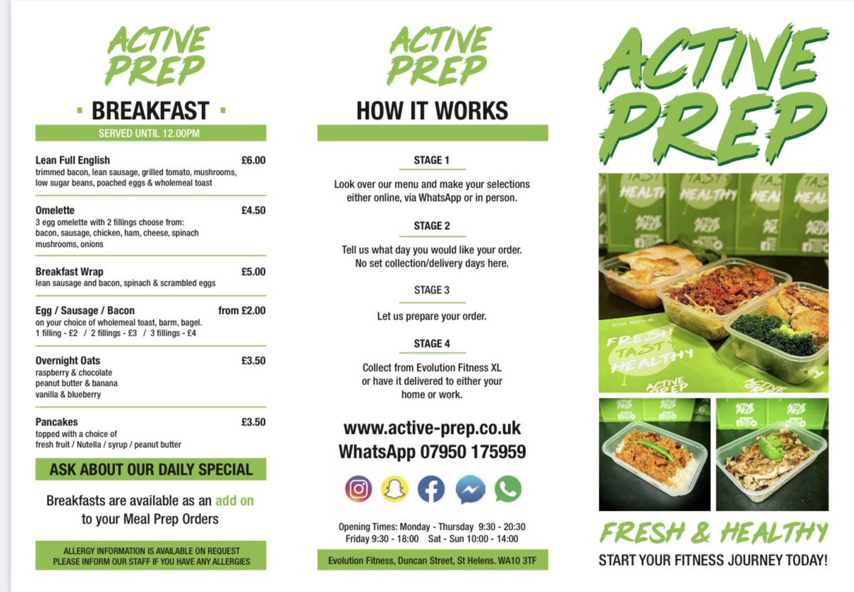 PrepActive's tweet image. Order your Prep meals and let us take the stress out of your fitness goals