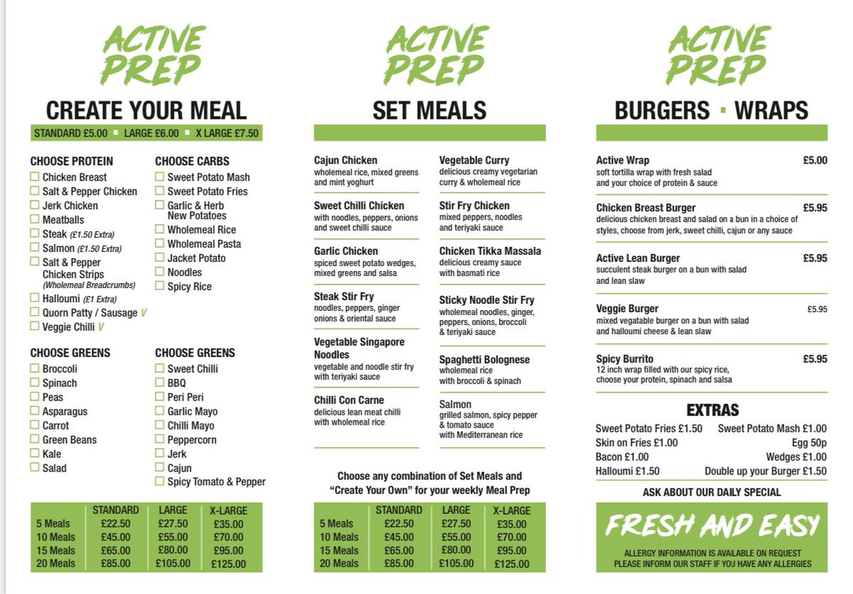 PrepActive's tweet image. Order your Prep meals and let us take the stress out of your fitness goals