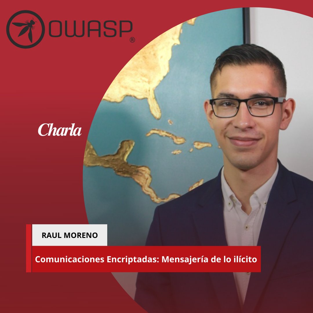 Nuestros Spekers confirmados para este nuevo evento.

Aun estas a tiempo de inscribirte, los esperamos este 17 de septiembre a las 18:00 CLST

link: meetup.com/es/OWASP-Vina-…