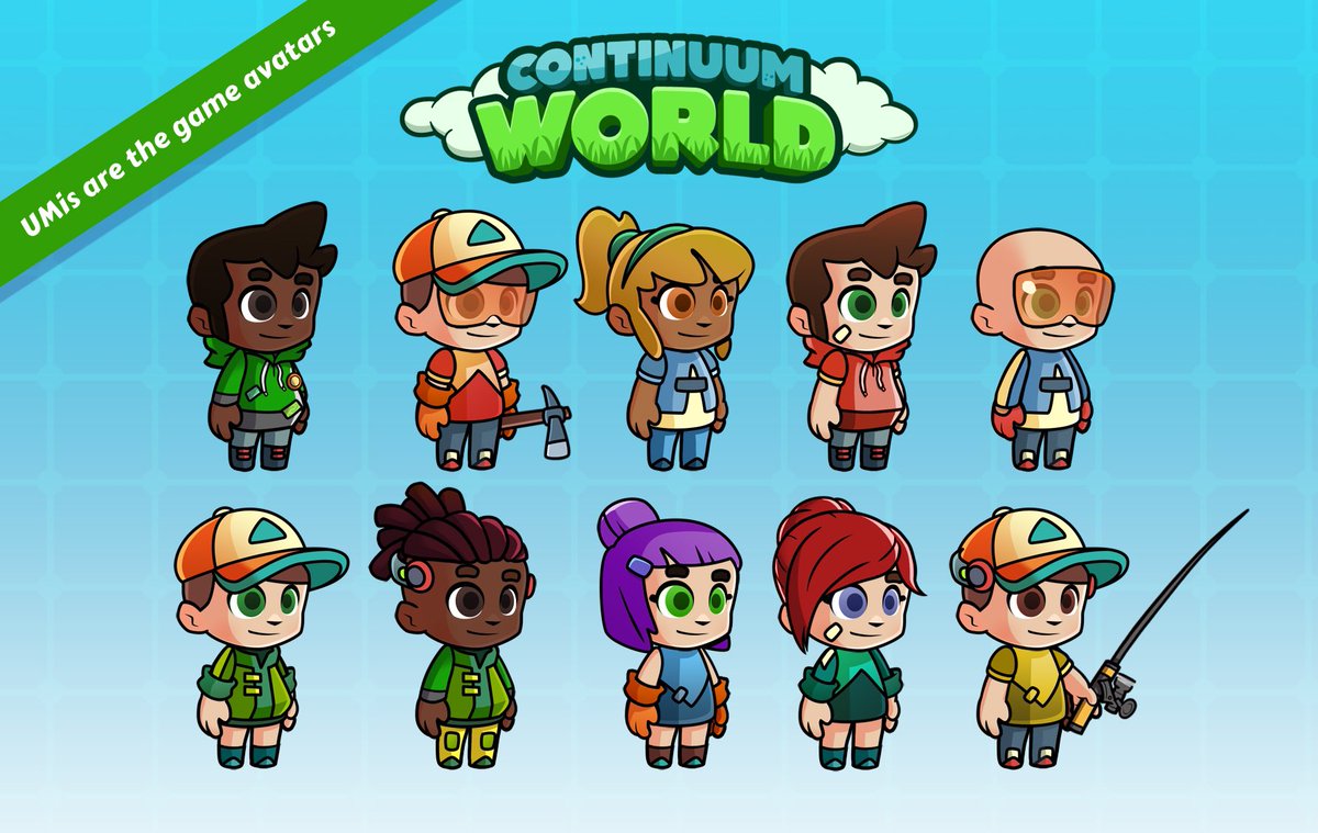 Meet the UMis, our game avatars. They can’t wait for you to play! #NFTs #Crypto #gamefi