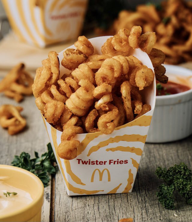 Two years gone, but you can still savor its distinct taste like it’s yesterday. 😋

Wait no more, because <a href="/McDo_PH/">McDo Philippines</a> Twister Fries are finally back! 🎉

Get it at @mcdo_ph #NewportCity 

📍 McDonald's St. Therese
📍 McDonald's 150 Newport Blvd. 
📍 McDonald's Holiday Inn Express