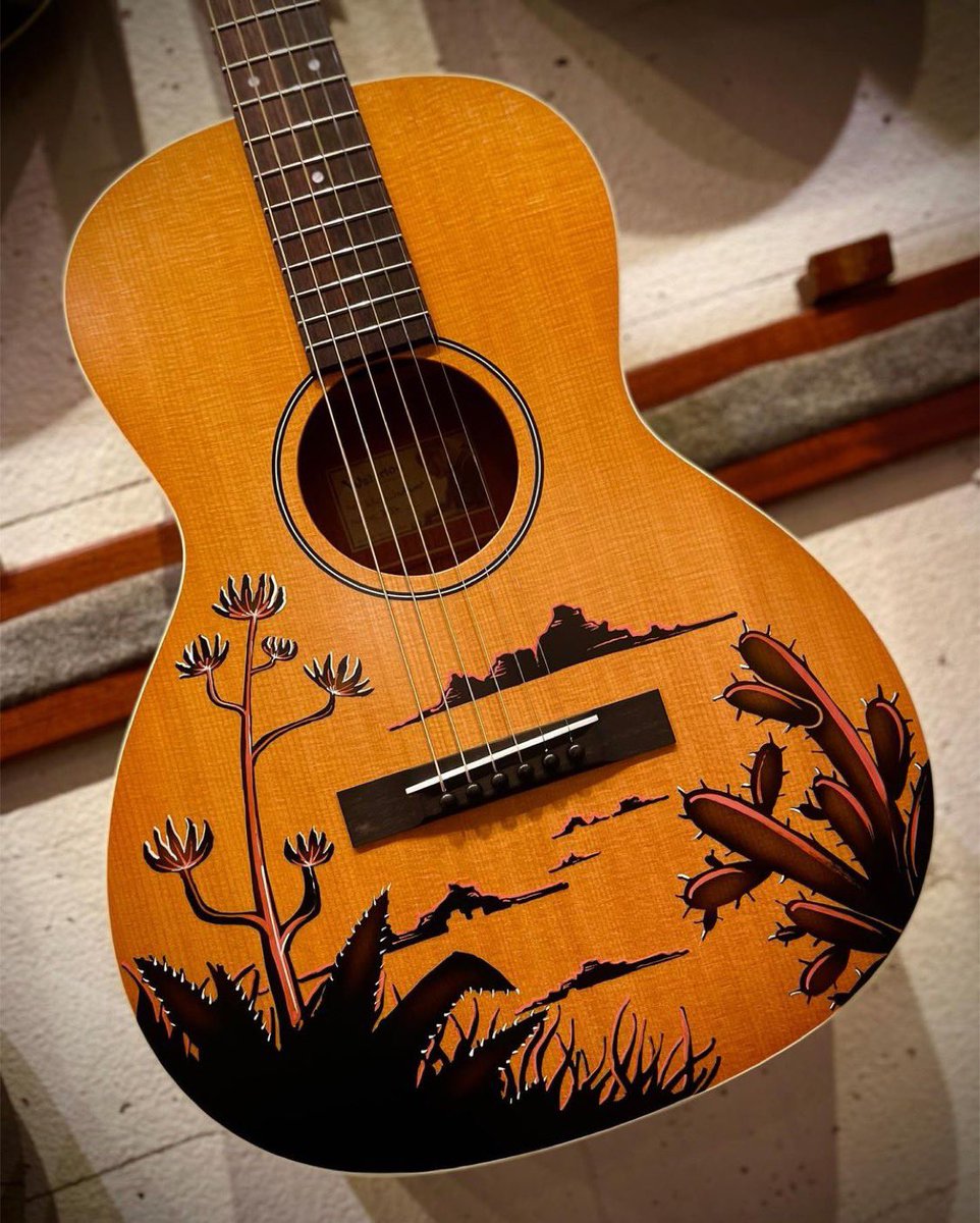 WaterlooGuitars's tweet photo. Our WL-K Southwest available now in all its lonesome glory at Dusty Strings.
Repost from @dustystringsmusic
•
The 6-string embodiment of lonesome, in more ways than one…
#WaterlooWednesday #AcousticGuitars #WLKSouthwest #KelKroyden #Lonesome https://t.co/7n9LhBVX3T