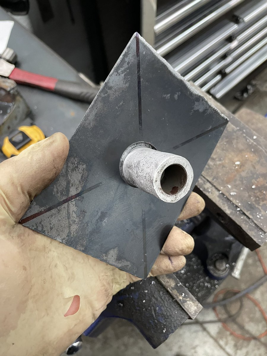 EricTheCarGuy's tweet photo. The only thing left is the final welding and some paint. This was fun and should last the life of the vehicle. #etcgshop #etcghackhawk #hondapilot #rustrepair #metalfabrication #welding https://t.co/oMhQkZe7u5