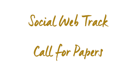 TheWebConf's tweet image. @TheWebConf Call for Social Web Papers is now open! Submit your abstract before October 14th! This is chaired by @laroyo, @aleboz, and @ioanamanol. See www2022.thewebconf.org/cfp/research/s… for the details.
#socialmedia #crowdsourcing #humancomputing #hci