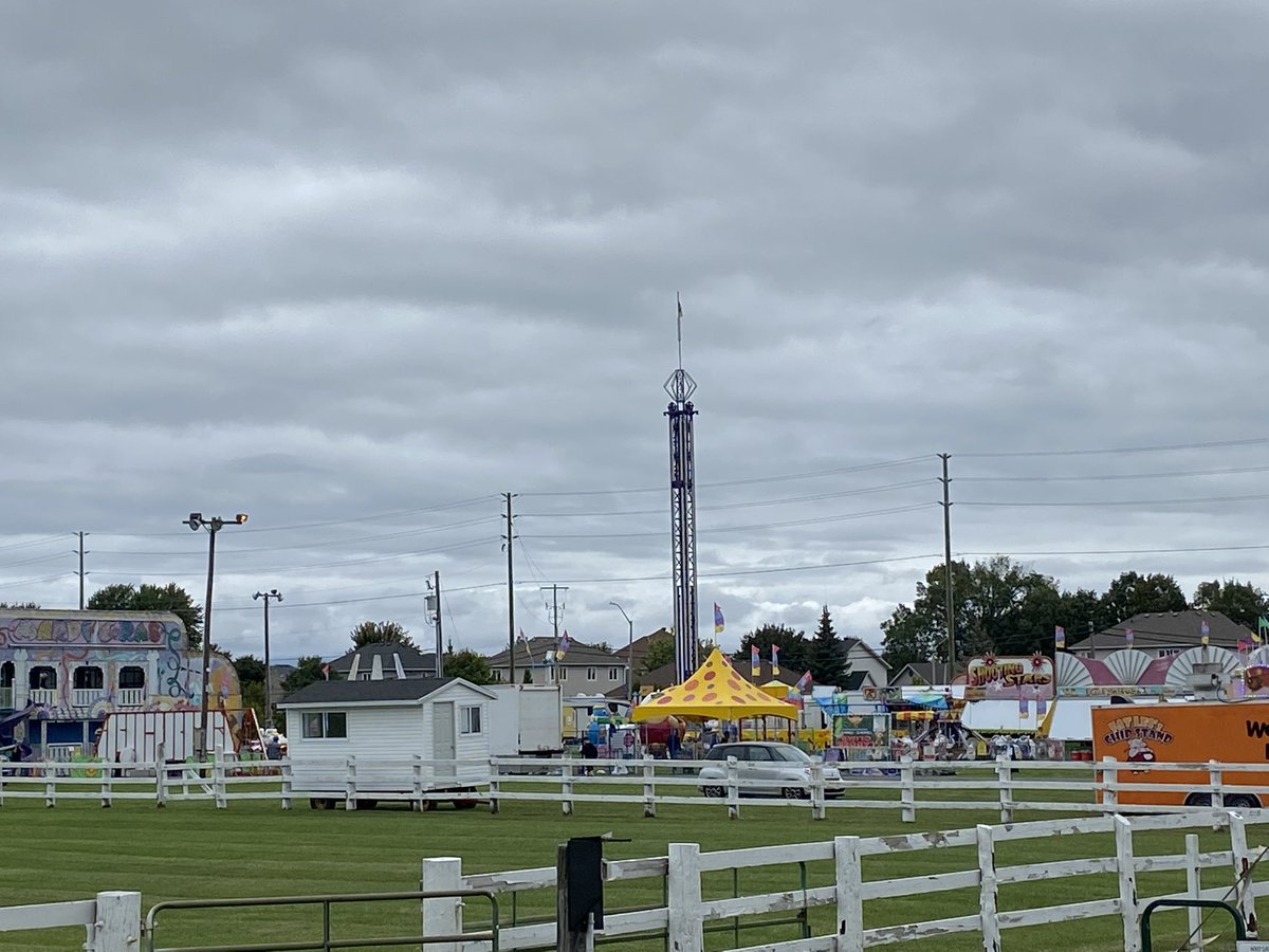 Midway is up , Demo derby rink built and waiting,food trucks coming in today , the Richmond Fair is waiting to see you go to our website Richmondfair.ca