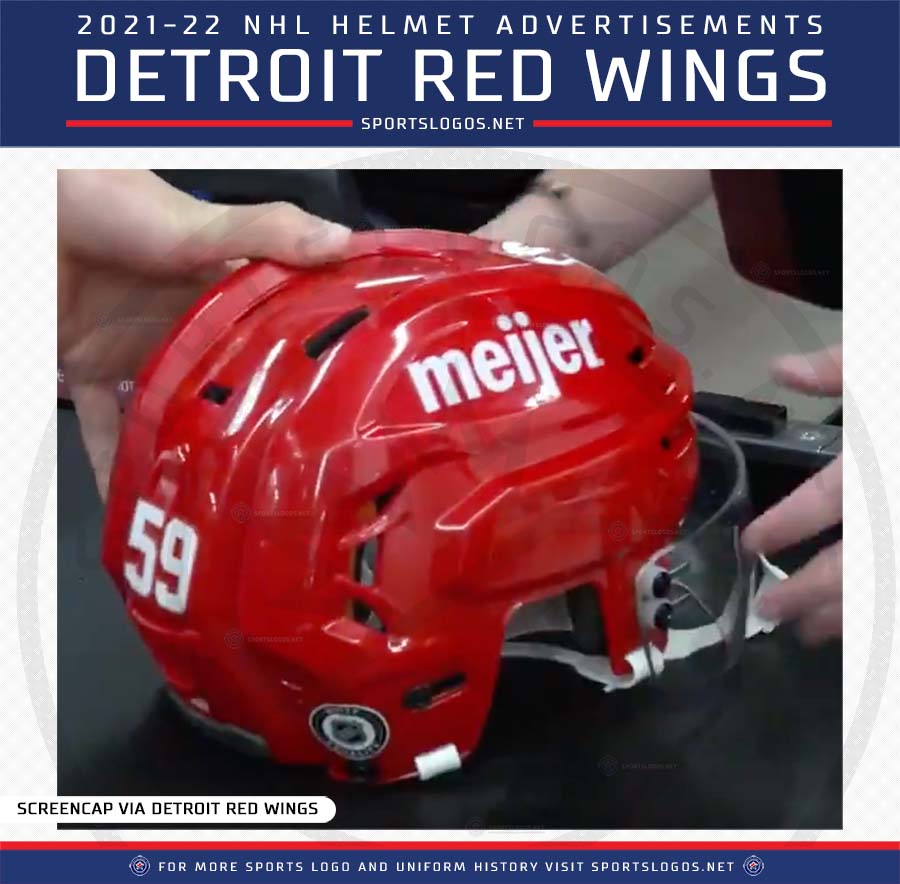 Red Wings announce new helmet sponsor: Meijer