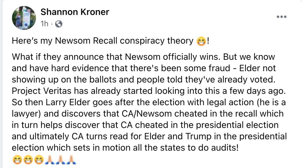 Big if true #NewsomRecall #trump2021