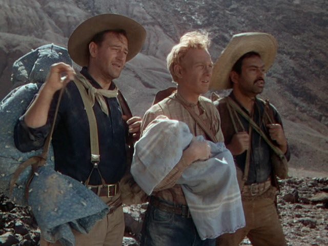 John Wayne, Harry Carey Jr and Pedro Armendariz in Three Godfathers. (1948)

#JohnWayne #HarryCareyJr #PedroArmendariz