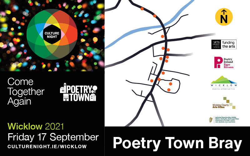 There's wonderful poetry happening in Bray on Friday Night. Start the evening with @CarmenCullen1 and the Poetry in the Park event and then head to the seafront to see @kayssiecaprice, @nellree, @jane_janeclarke and @amybarrettmusic perform for #PoetryTown culturenight.ie/wicklow