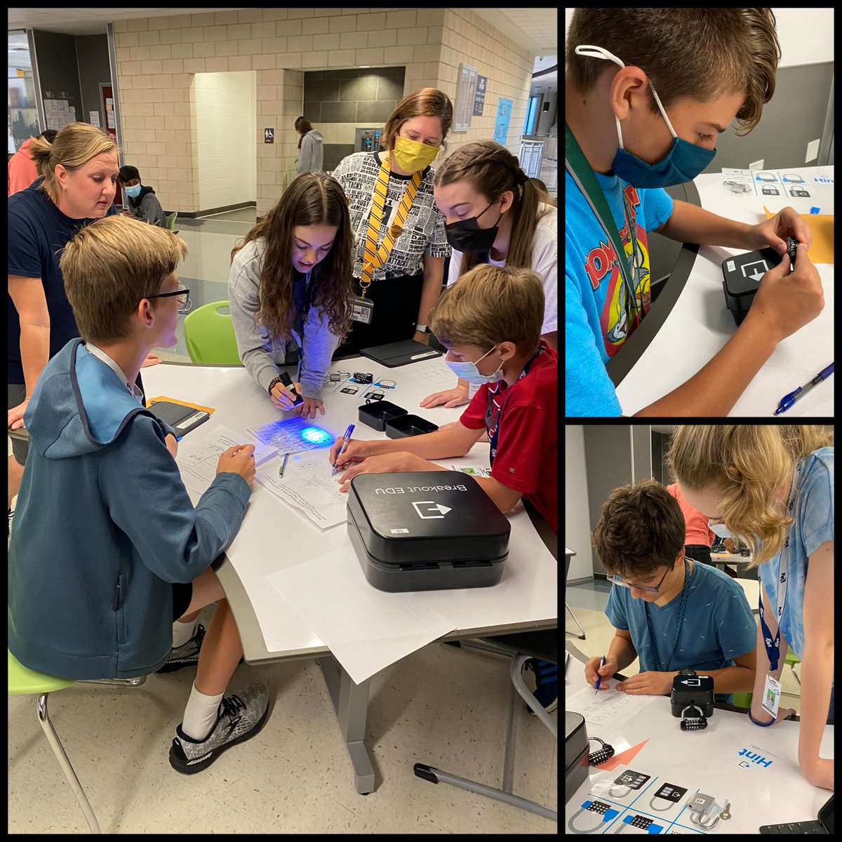 FMHS9 (@fmhs9) on Twitter photo Geometry students trying to escape from class ... not to worry ... they've got lots of locks to crack before Ms. Jones will let them out!! 🔒🔓⏰ <a href="/jonesea222/">Elizabeth Jones</a> <a href="/FM9Library/">Holly Earl</a> #LearningIsFun Geometry students trying to escape from class ... not to worry ... they've got lots of locks to crack before Ms. Jones will let them out!! 🔒🔓⏰ <a href="/jonesea222/">Elizabeth Jones</a> <a href="/FM9Library/">Holly Earl</a> #LearningIsFun