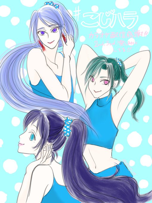 ポニーテールとシュシュのtwitterイラスト検索結果