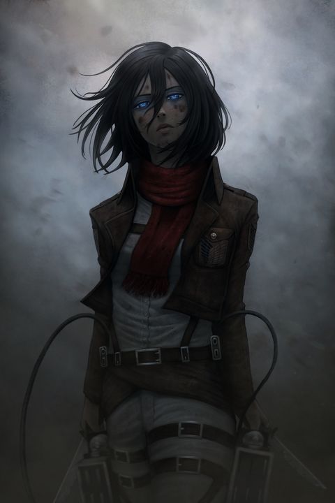 Featured Art of the Day: "Mikasa Color". Buy it at: ArtPal.com/Jacobnobleart?…