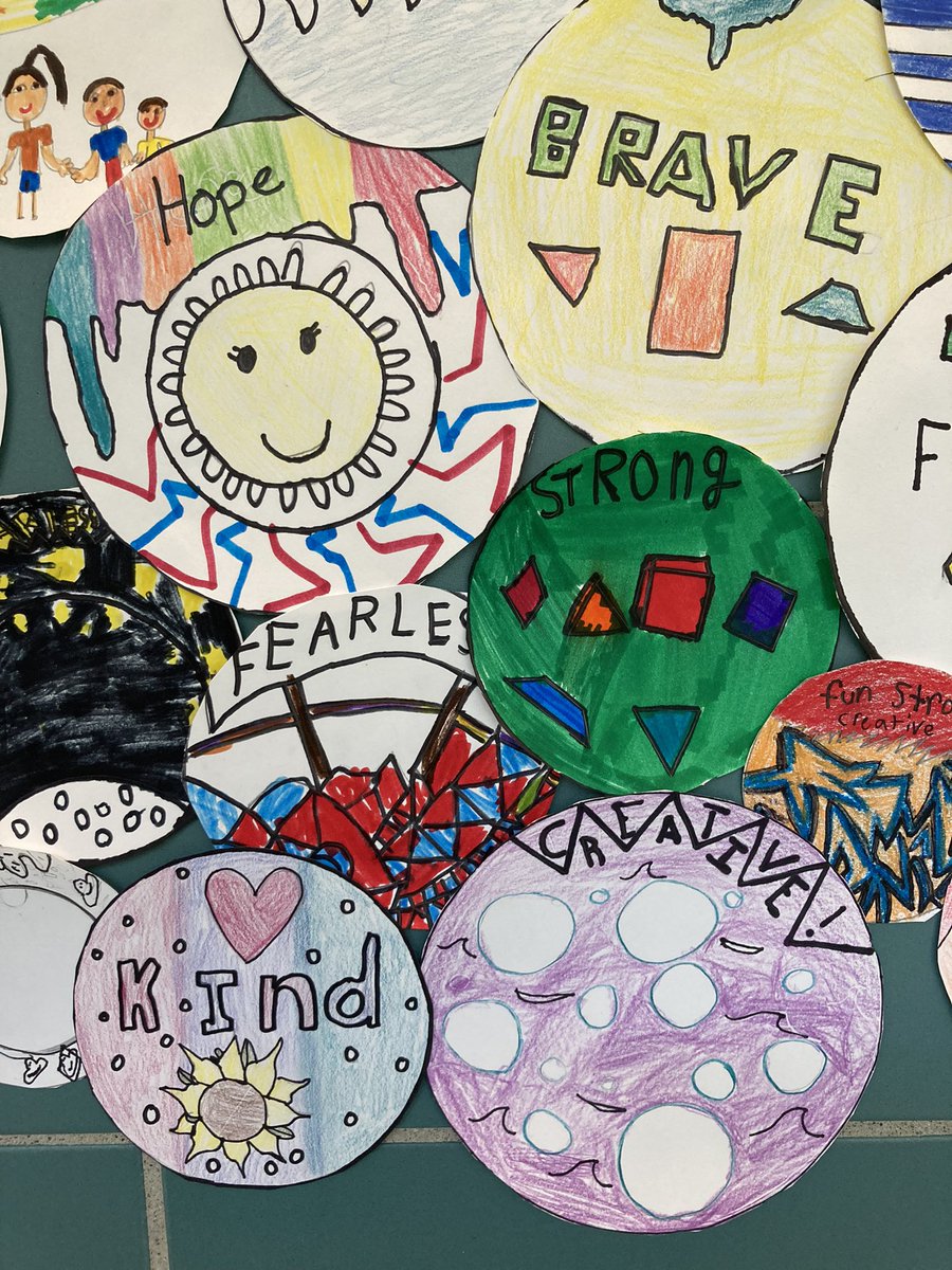KelseyAhern3's tweet photo. Dot Day 2021! Howe Manning artists were asked to pick a word that describes them and the mark they want to leave at Howe Manning! #dotday2021 #howemanning #ttuchat https://t.co/qiDochPG7D