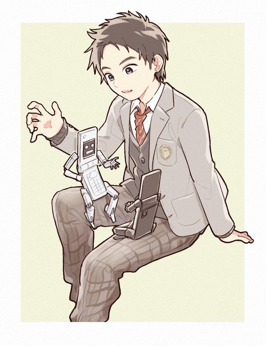 好きな人外バディたちの絵 