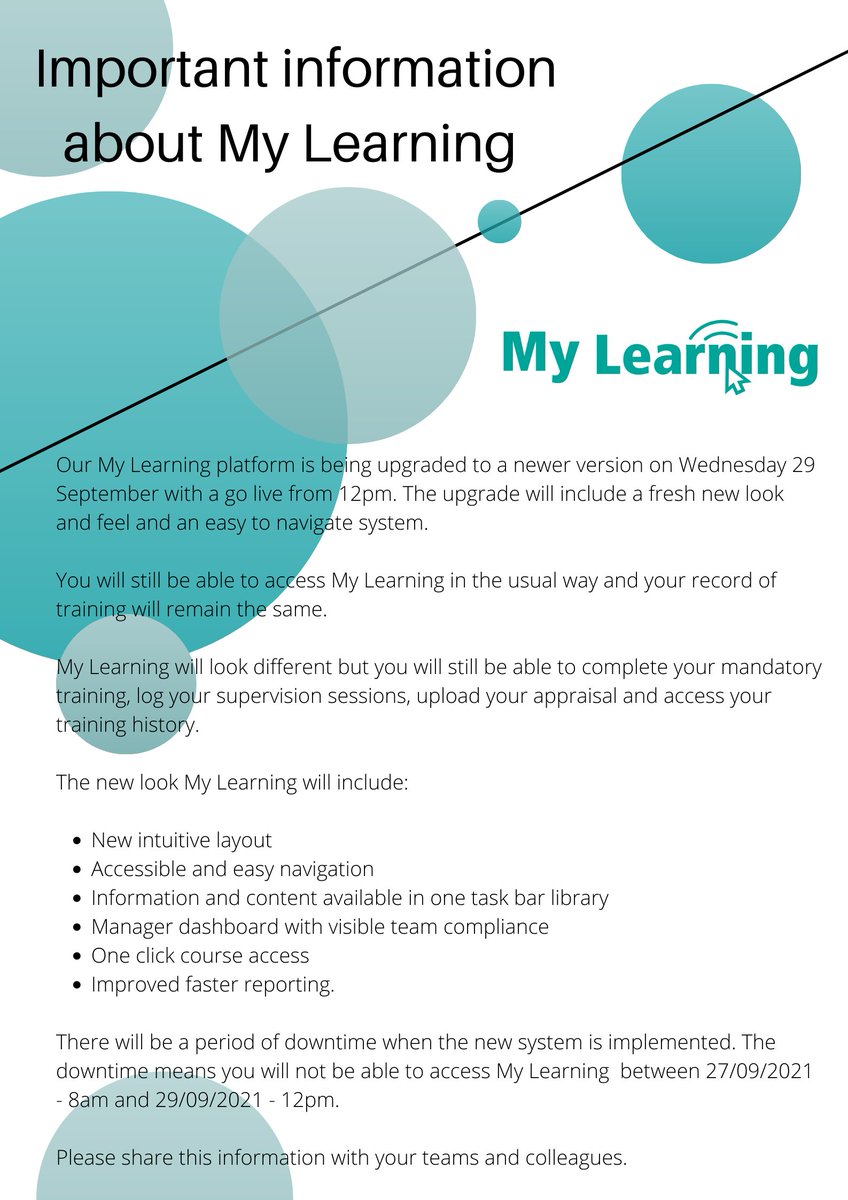 MyLearningSPFT's tweet image. 🌟EXCITING NEWS🌟

For any questions please email MyLearning@sussexpartnership.nhs.uk

@samanthallen