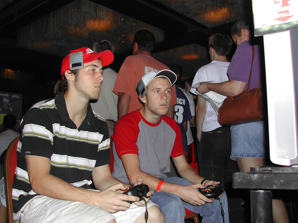 So when are we getting official <a href="/HCS/">Halo Esports</a> kitchen timers (I mean personal A.I.'s) that we can wear as an accessory? <a href="/Tashi343i/">Tashi</a> (photos from Halo50k3 aka MLG Atlanta 2004 by bungie.org user Rapture) #HaloHistory