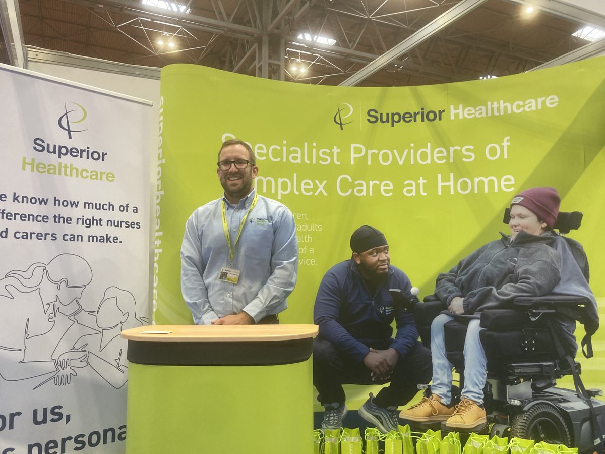 Smiles all around on the <a href="/_superiorhealth/">Superior Healthcare</a> stand at #NeuroCon21 after day one