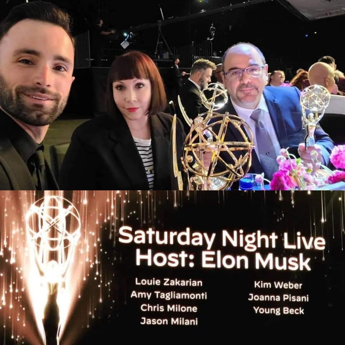 Congratulations to Tom Savini SFX Program graduate Jason Milani for winning another <a href="/TheEmmys/">The Emmys</a> for his work on <a href="/nbcsnl/">Saturday Night Live - SNL</a>!
#DECLife #SNL #Savini #Makeupschool #EmmyAwards