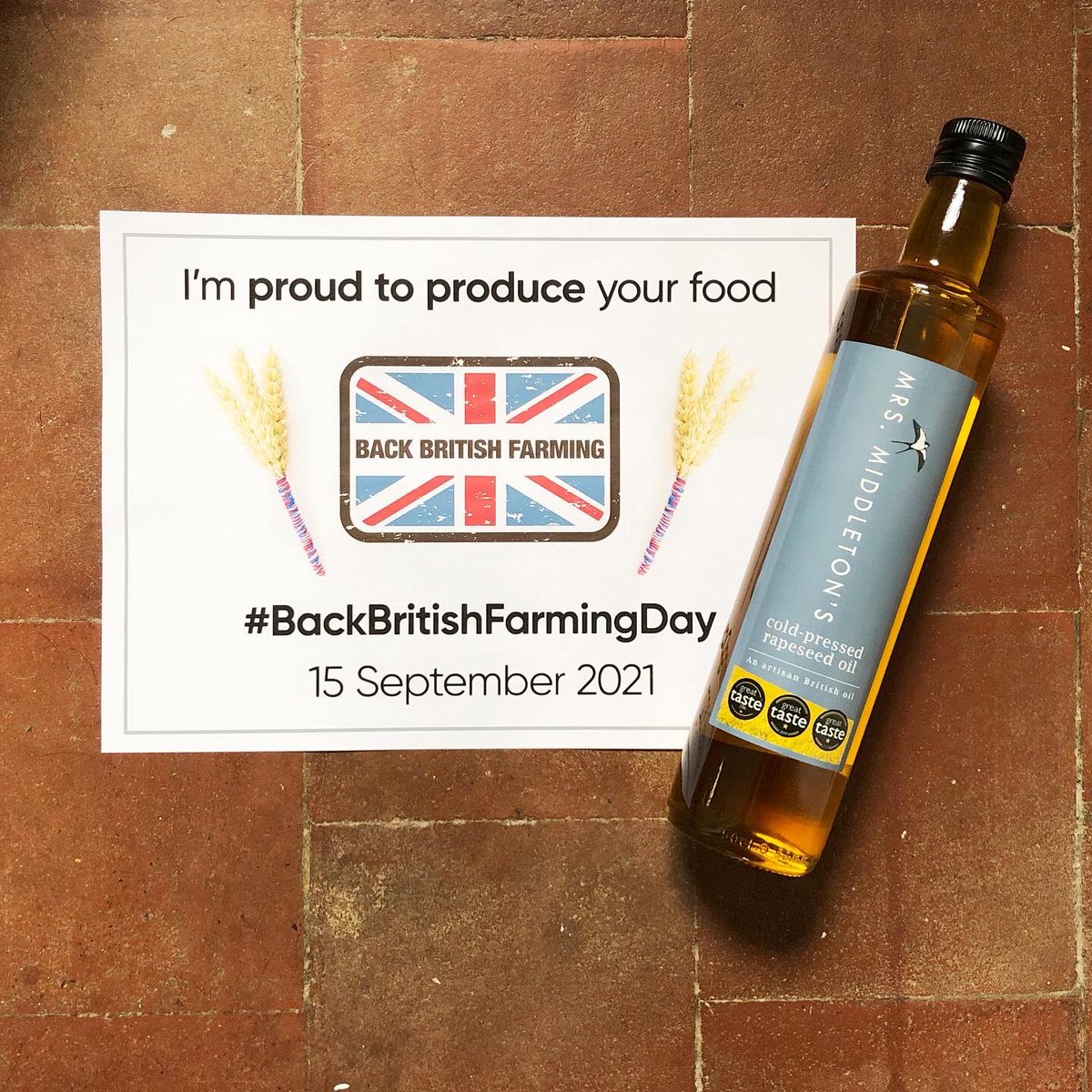 We are delighted to support #BackBritishFarmingDay and are very proud to produce your food!

#farminguk #mrsmiddletonsoils #backbritishfarming