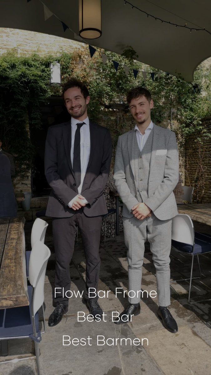 FlowBarsSW's tweet image. Nick &amp;amp; Konnor represented us today at the @muddydorsetsom regional finals collecting our BEST BAR award at The Chapel Bruton. Thanks to all our team &amp;amp; to everyone who voted for us. #flowbarfrome