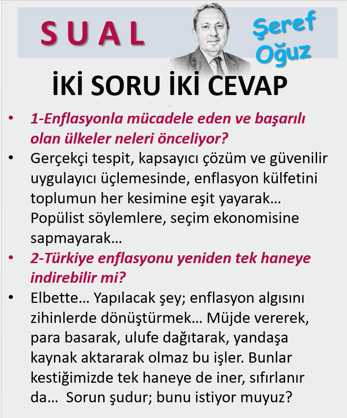 serefoguz's tweet photo. S U A L
Enflasyonla mücadele etmeyip kendi haline bırakırsan her 4 yılda bir Liraya fazladan 1 sıfır ilave edersin. İnanmıyorsan; Kayıp Yıllar 90'lara bakabilirsin.
#enflasyon #populist #seçim #ekonomi #para #basmak #soru #cevap #SUAL @serefoguz
https://t.co/OFCl4I0hey https://t.co/g94WrstMXB