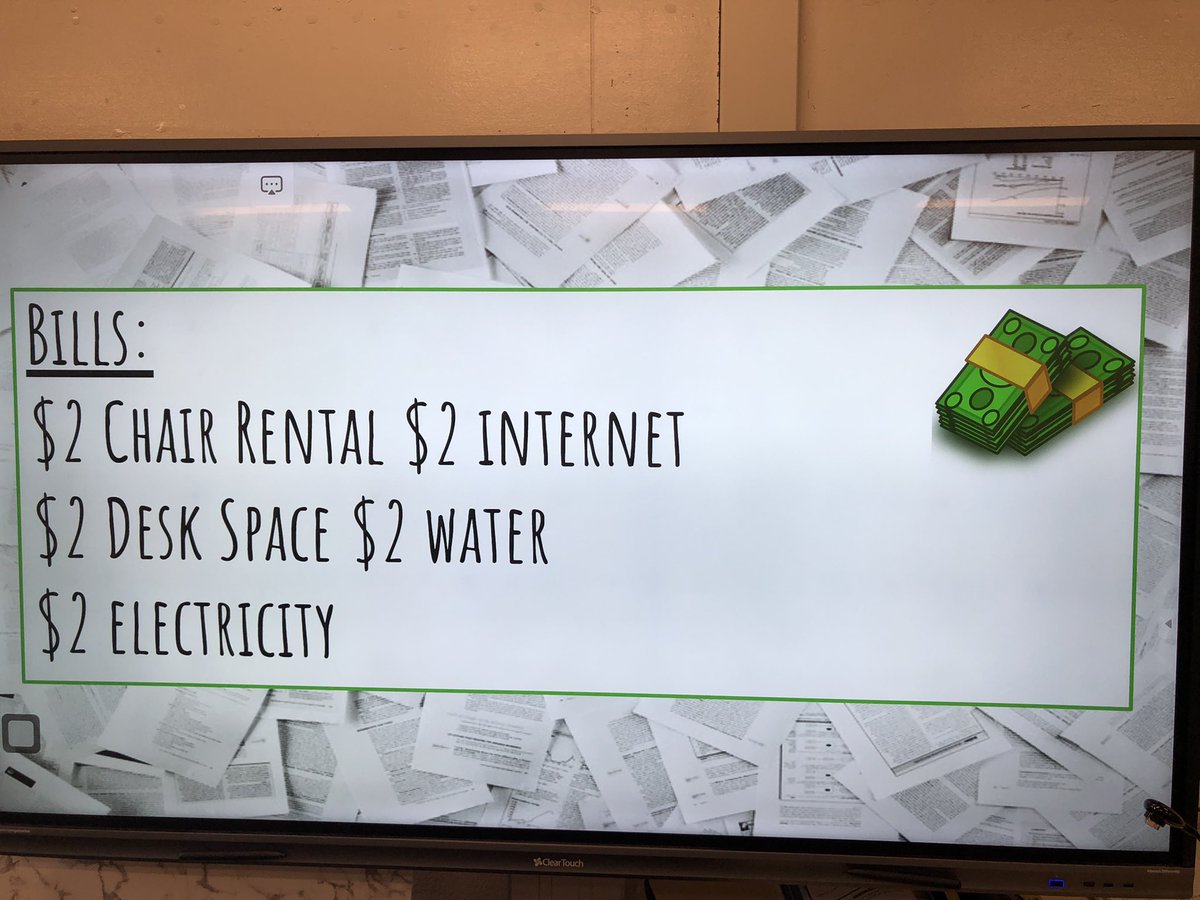 It’s pay day and bills are due  <a href="/lonniebnelson/">LonnieBNelsonElem</a> <a href="/ACELBNE/">The Academy for Civic Engagement</a>