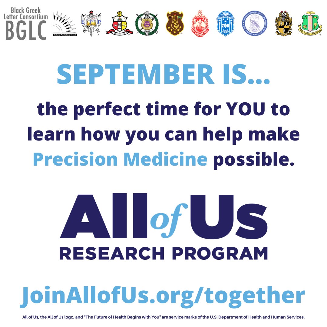IPT1963's tweet photo. Precision medicine allows doctors to select treatments based on a personalized understanding of a patients disease. This is the future of healthcare. Learn more about the @AllofUsResearch Program today at https://t.co/aND5selFZ5

#joinallofus #bglc #ipt1963 #letsrepresent https://t.co/udKJT1T5Zq