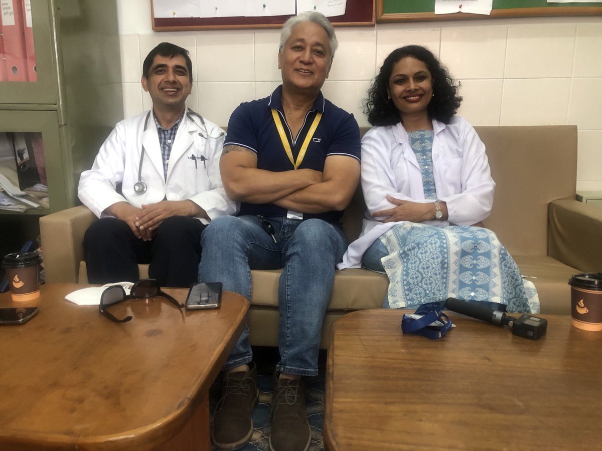 It was a pleasure to invite and talk to Captain Vijay Lama at PMWH. We had an extensive discussion about the use and scope of air transportation in health to tackle preventable mortality in  geographically challenged areas.