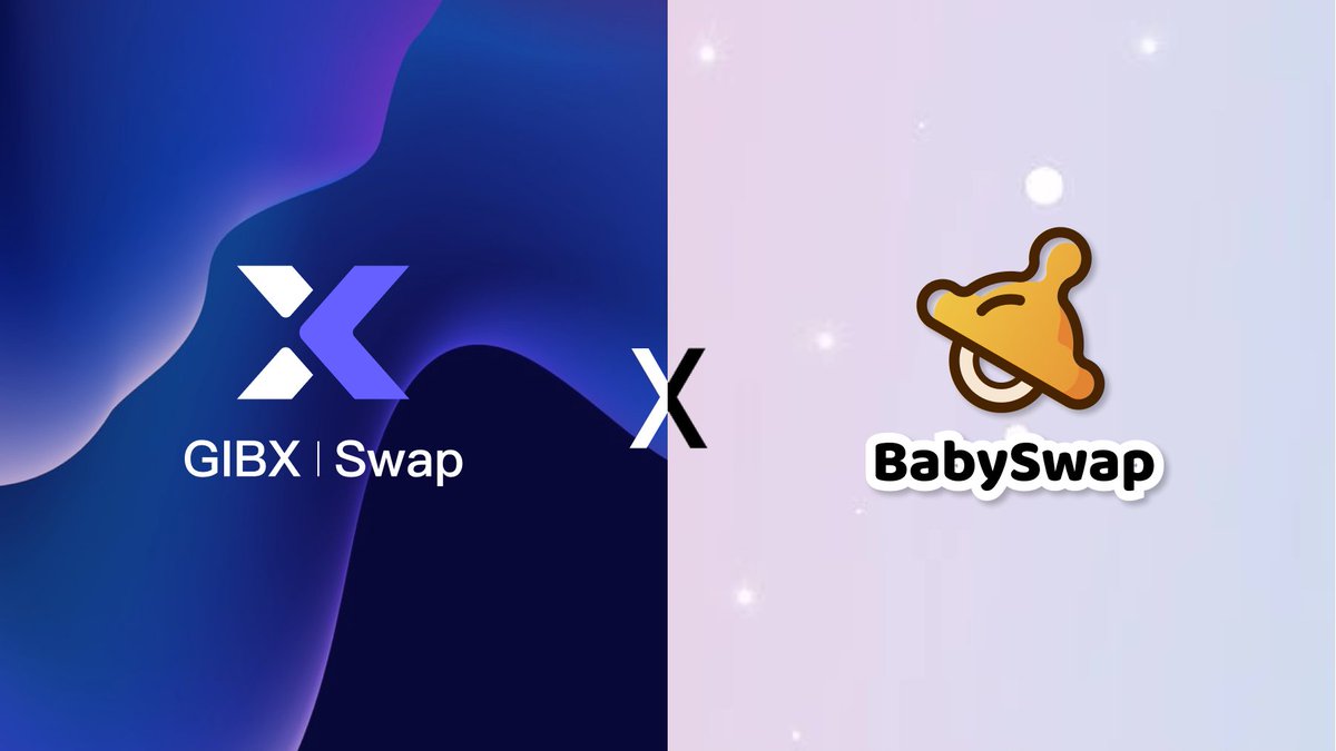 We are partnering up with <a href="/babyswap_bsc/">BabySwap #Baby the Landlord 🏝️</a> for long term🤝

GIBX Swap focuses on mainstream cryptocurrencies, while BabySwap focuses on the newborns. Together we fill the whole map!

Stake BABY-BNB/USDT earn $X in GIBX Swap ILO
gibxswap.io/ilo

More events coming. Stay tuned