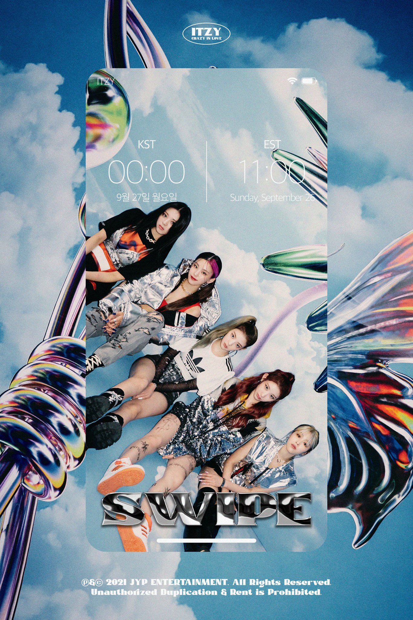 ITZY 1st Album [CRAZY IN LOVE] LOCO Concept Image - Kpopmap