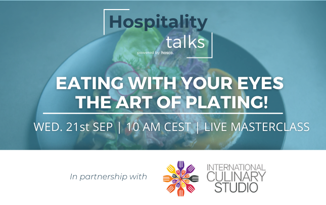 hoscoinfo's tweet photo. May the sauce be with you! 
Join #Hosco and @IntCulStdNZ on Tuesday 21st September at 10am CEST for our free masterclass: #Eating With Your Eyes - The Art of #Plating! Join us to discover the 10 most important elements on all your plates and much more...
https://t.co/vUON9CQDXX https://t.co/jzomnoY8NG