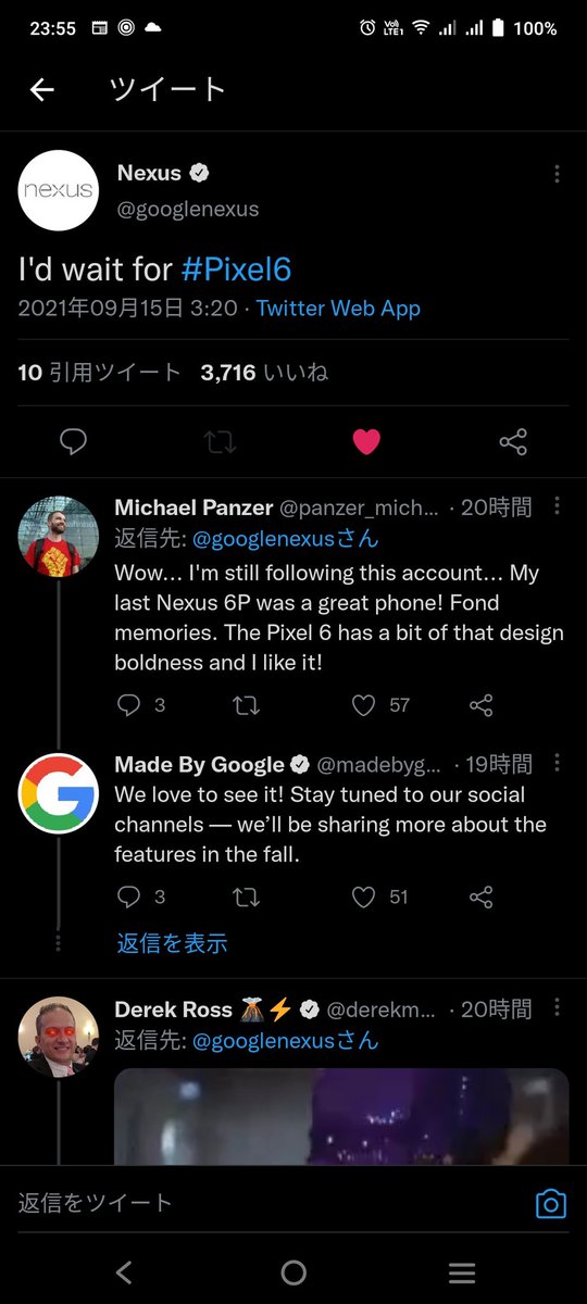 kailua26_dev's tweet photo. マジか!
ひさしぶり!
#GoogleNexus @googlenexus https://t.co/7e5lUUXLyA