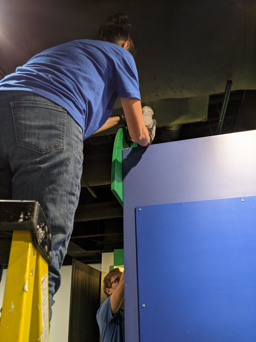 capefearmuseum's tweet photo. We've had a busy couple of days at the Museum, taking down an exhibit, installing new experiences in the traveling exhibit, Sun, Earth, Universe. And to top it off, our signature history field trip, People of the Past is up and running again. #WhenYouWorkAtAMuseum https://t.co/d7CbOvMmY8