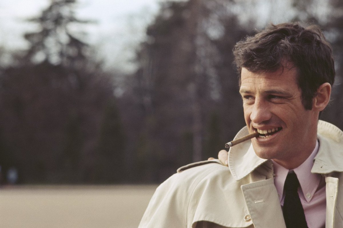 distractedfilm's tweet photo. Jean-Paul Belmondo by Tony Frank... https://t.co/Ds42zzgchr