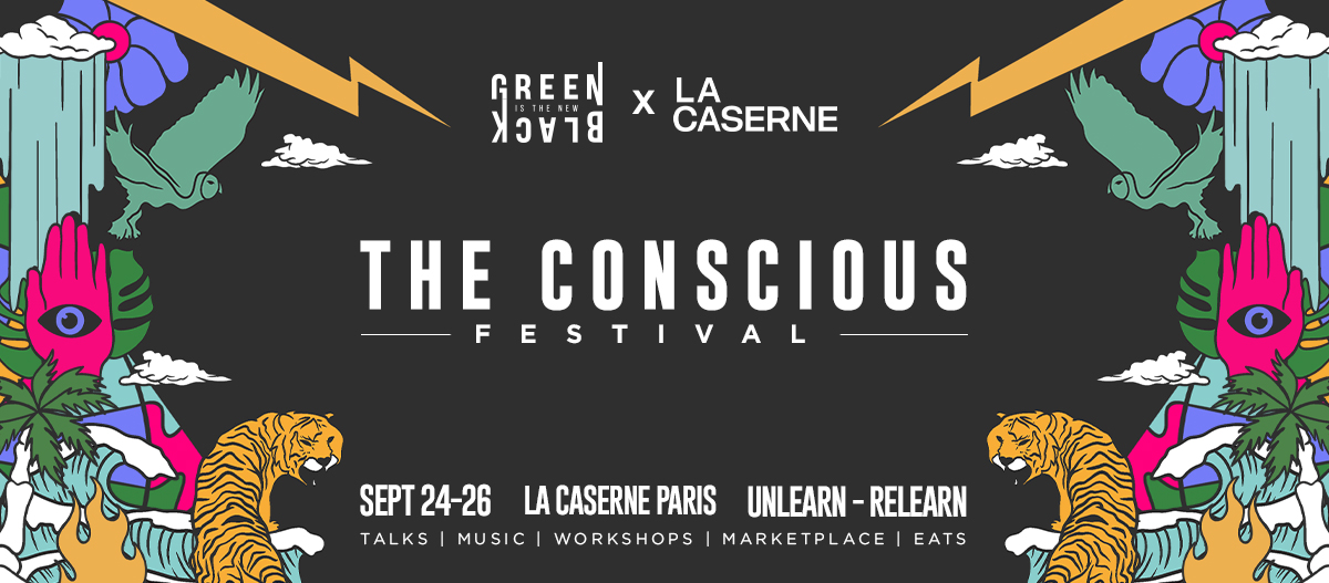 [EVENT]

Nous sommes fiers de participer à la toute première édition du #ConsciousFestival pour éveiller les consciences sur la transition écologique à travers des conférences, ateliers et performances artistiques !

👉bit.ly/3BSuL0g
📍La Caserne, Paris
📆 24-26 sept