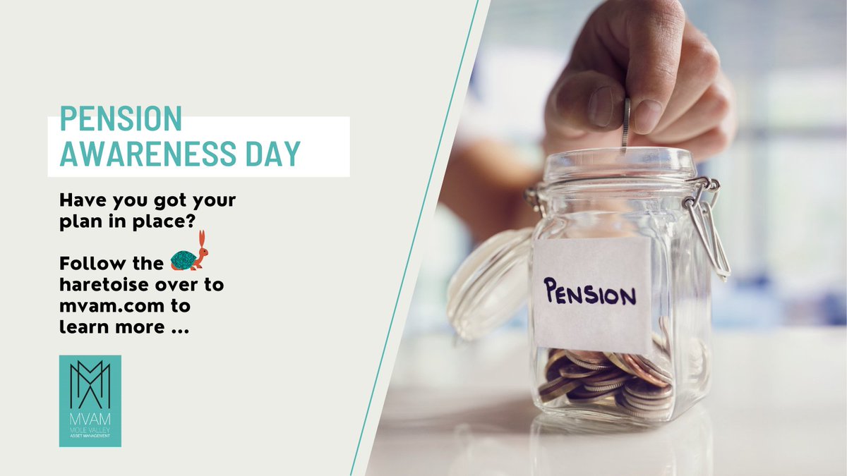 Did you know it is #PensionsAwarenessDay today? It is never too late or too early to get your #Pension plans in place.

Follow our haretoise and head over to bit.ly/396cm3L to learn more.

#Investment #Finance #Dorking #York