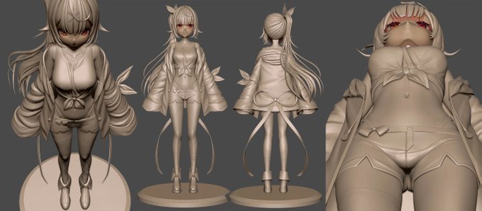 3dフィギュアのtwitterイラスト検索結果