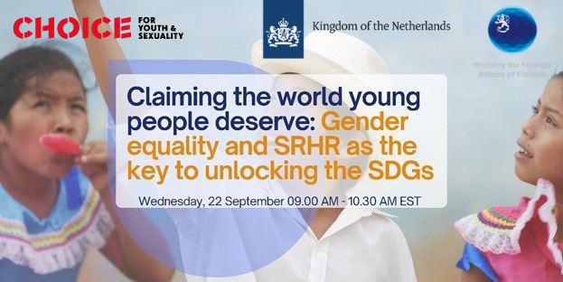 NLWomensrights's tweet photo. #GenderEquality and #SRHR are crucial to achieve the #SDGs. What concrete actions are needed to claim the future young people deserve? Reply to this tweet and you might be mentioned during the #UNGA76 side-event.  #KeystotheSDGs
🗓22 September, 9AM EST
📫Stay tuned for more info https://t.co/lQQHEEfdpw