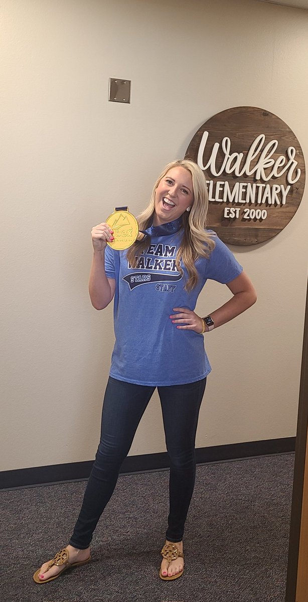 Coach Corum's class is in the lead in our school PTA fundraiser. Check out that bling! #walstars #walkeratwork <a href="/mscorumsstars/">Ashton Corum</a>