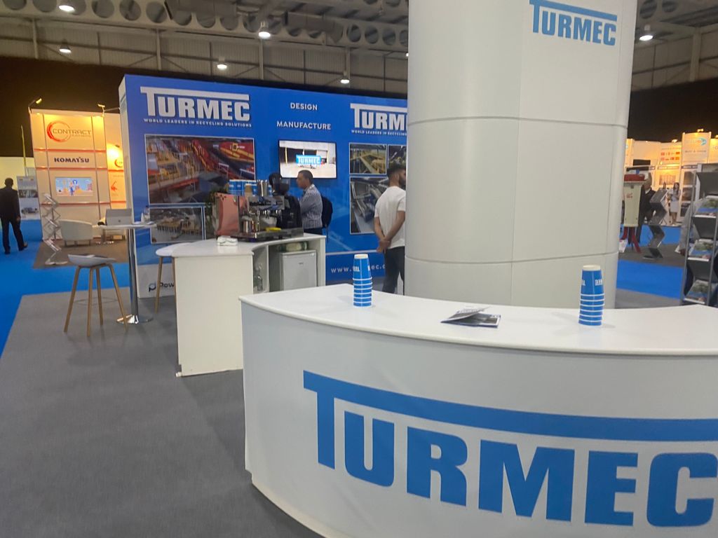 Come down and see Turmec on E9+Cafe tomorrow for day 2 of #letsrecyclelive ! What an impressive space! <a href="/TurmecRecycling/">Turmec Recycling</a>