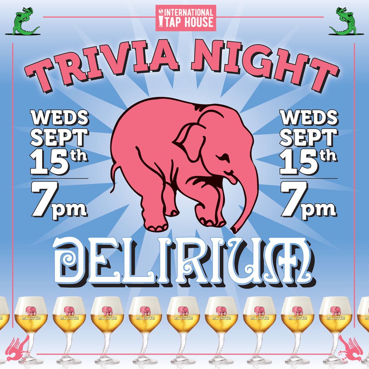 iTapDelmar's tweet photo. 🚨 Attention all trivia lovers! 🚨 Tonight is the night we welcome Quest Trivia back for some beer, prizes, and bragging rights. Kicking it off with @Deliriumbrewery as our featured brewery with some great give always &amp; even better beer! https://t.co/PuDUpWUn2H