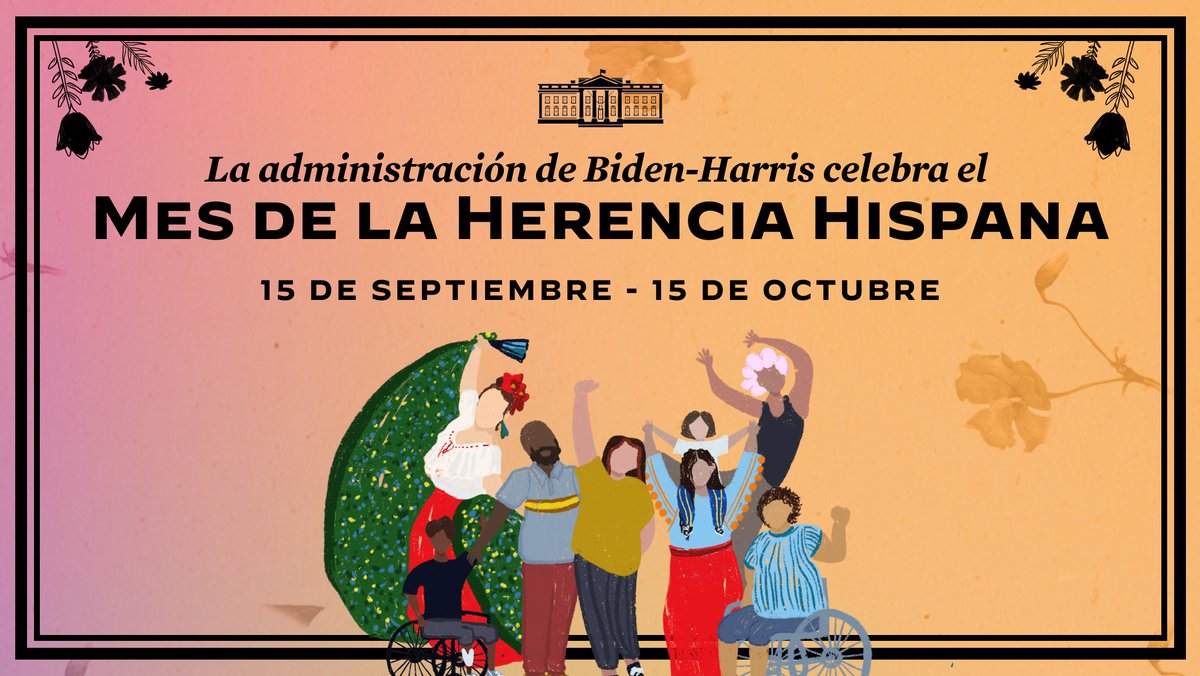 Hoy comienza el mes nacional de la herencia hispana. Este mes es un importante recordatorio de la fuerza que nace de nuestras raíces inmigrantes y de nuestros valores como nación de inmigrantes. La herencia hispana es patrimonio estadounidense.