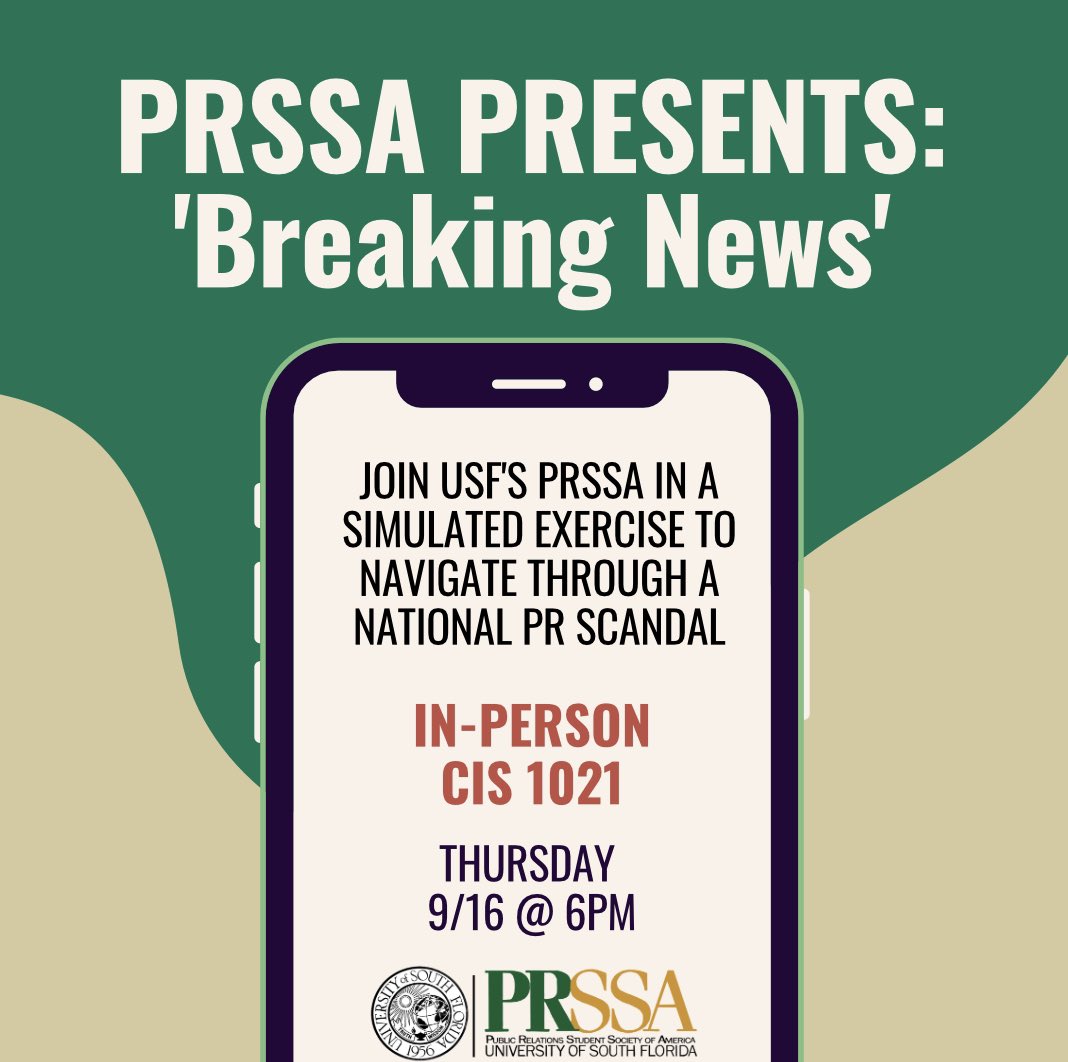USF PRSSA tweet media