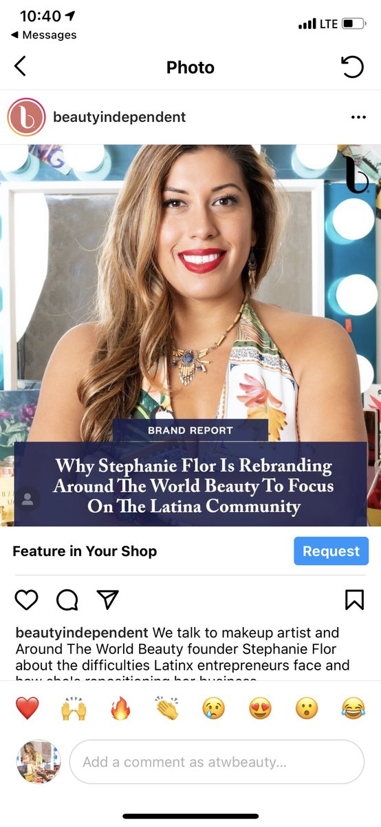 StephanieFlor's tweet photo. Why Stephanie Flor Is Rebranding Around The World Beauty To Focus On The Latina Community https://t.co/M6hqkrYlL2 https://t.co/t4kptHI1dI