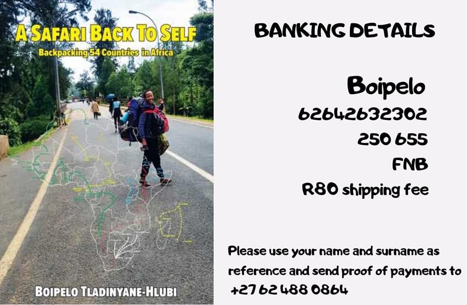 Guepard_1's tweet photo. For those of you who remember my very first proofreading gig, here's the final product
Congratulations to #BoipeloTladinyaneHlubi on her book publication
#ASafariBackToSelf https://t.co/CtRut8KLgP
