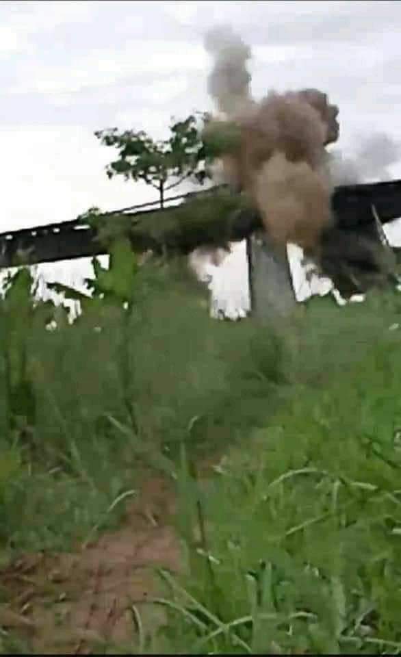 Myanmar anti-coup protesters detonated railway bridge at Kantbalu township Sagaing Region Myanmar

<a href="/BBCWorld/">BBC News (World)</a> <a href="/CNN/">CNN</a> <a href="/RajatSharmaLive/">Rajat Sharma</a> <a href="/IrrawaddyNews/">The Irrawaddy (Eng)</a> <a href="/UN/">United Nations</a> <a href="/narendramodi/">Narendra Modi</a> <a href="/Alice_Weidel/">Alice Weidel</a> <a href="/Cristiano/">Cristiano Ronaldo</a> <a href="/randizuckerberg/">Randi Zuckerberg 🤗</a> <a href="/amazon/">Amazon</a> <a href="/AP/">The Associated Press</a> <a href="/straits_times/">The Straits Times</a> <a href="/washingtonpost/">The Washington Post</a> <a href="/BangkokPostNews/">Bangkok Post</a> <a href="/UNICEF/">UNICEF</a>