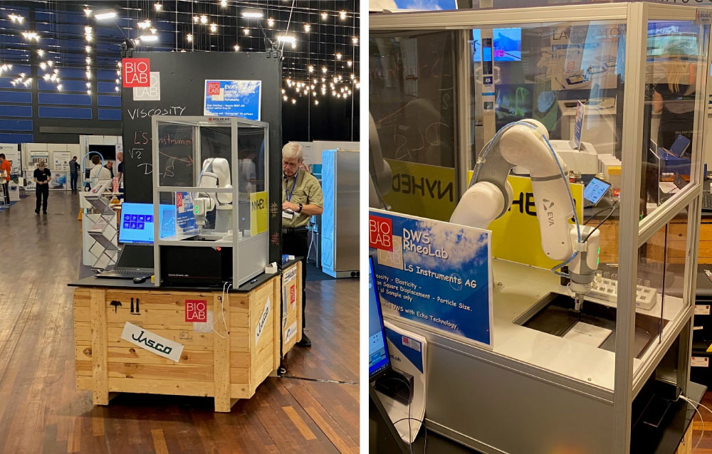 In cooperation with our partner Biolab A/S , we are proud to present for the first time our DWS RheoLab equipped with an automatic sample loading arm at the Labdays fair in Aarhus, Denmark.

#rheolab #robotics #technology #science #dws #rheology #food #personalcare #biotech