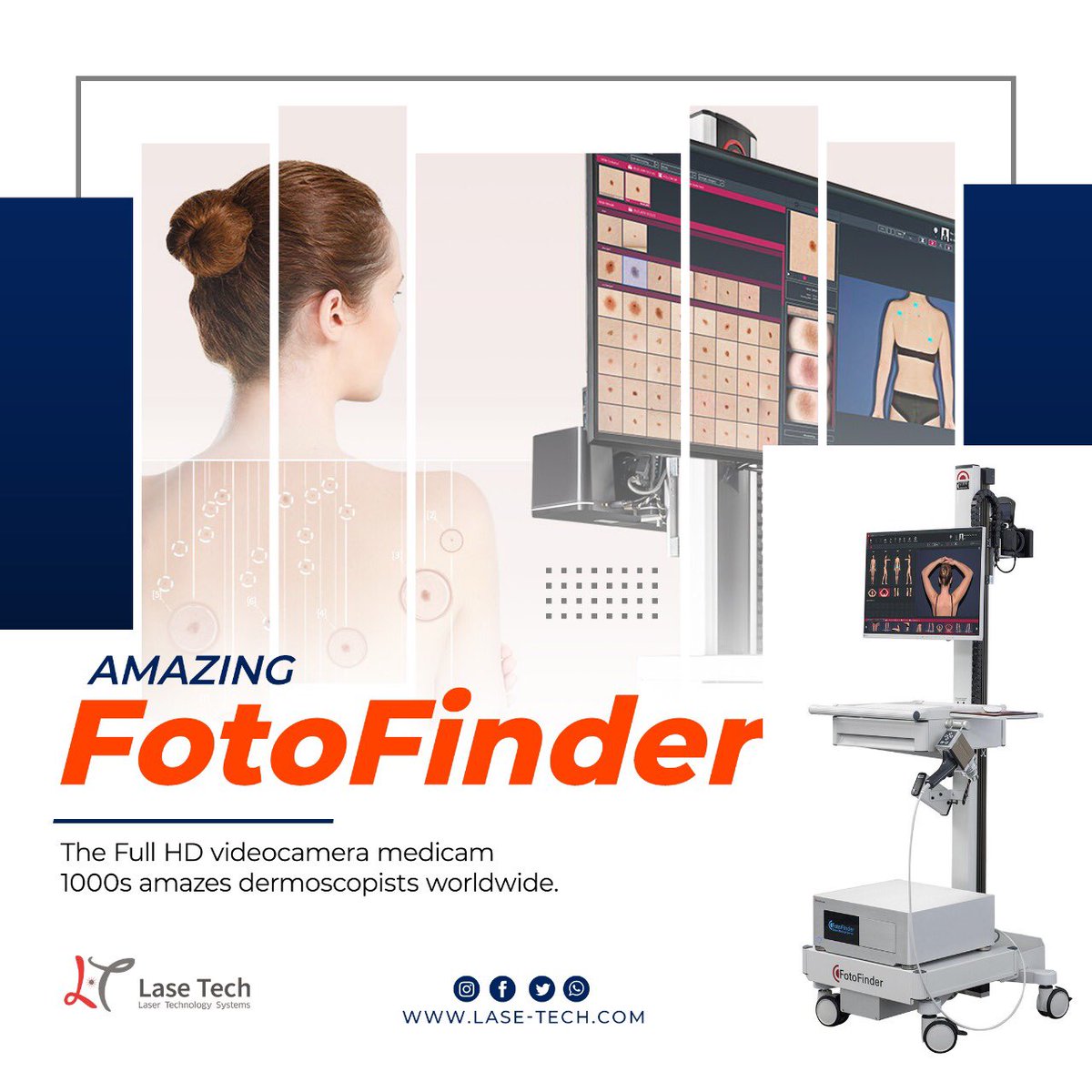 laseTechsystems's tweet image. The medicam 1000s makes it possible to capture perfect microscopic photos as well as excellent macroscopic and clinical images.

Lase-tech.com

#fotofinder #dermaexpert #skinhealth #dermatoscopy #cancer #skincance #FotoFindersystems #Dubai #DubaiClinics #DubaiDerma