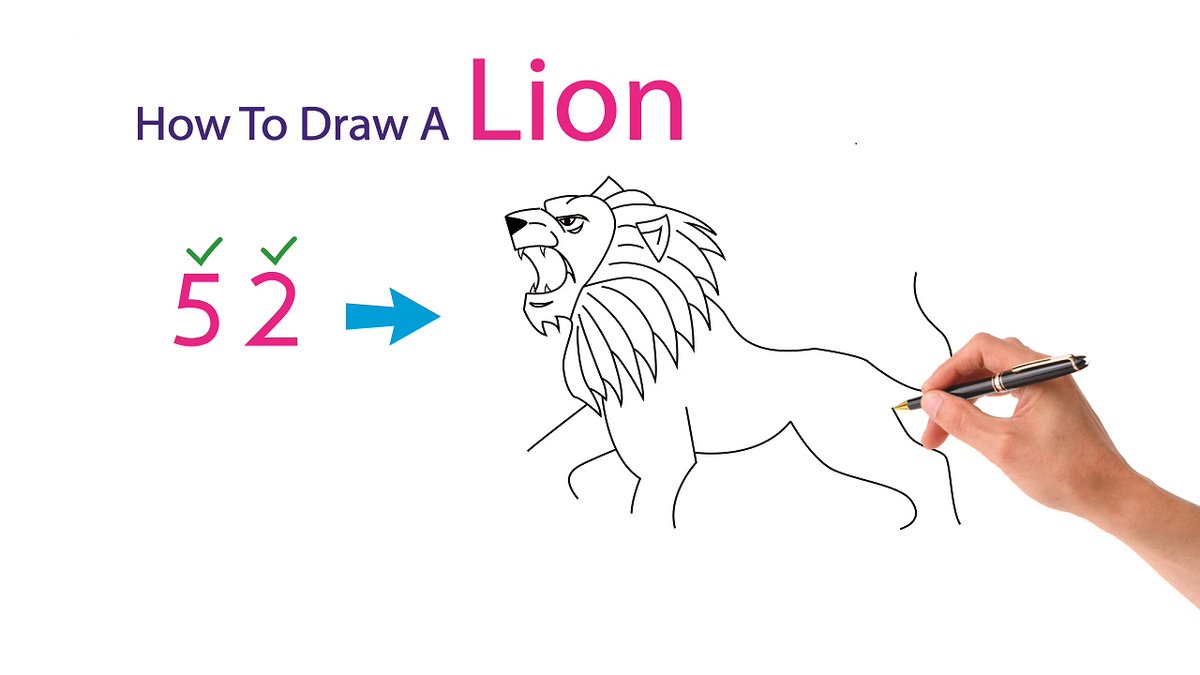 DrawLearing's tweet image. How To Draw A Lion Step By Step | Draw Sinple Lion With Number youtu.be/XT6z4fz1M0k via @YouTube