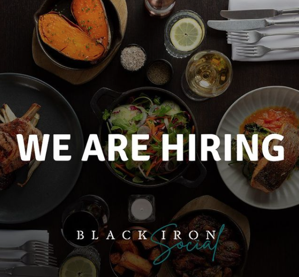 Our #Restaurant partner #BlackIronSocial is HIRING

If you're passionate about #Food and providing and amazing guest experience, they want to meet you at their upcoming open interviews:

📅Tuesday 21 Sept, 2pm-8pm
📅Monday 27 Sept, 2pm-8pm

The City Rooms
16 Hotel Street
LE1 5AW